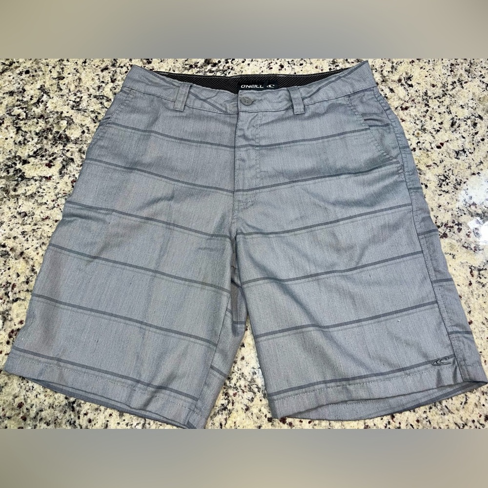 O'Neill Men's "Flynn" Gray Stripe Shorts